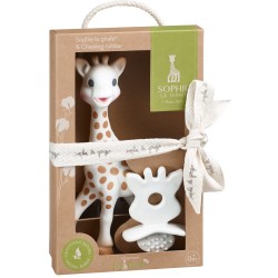 Coffret naissance prêt à offrir Sophie la girafe, hochet billes et