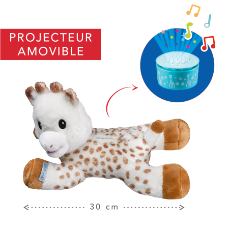 Veilleuse musicale compatible MP3 Sophie la girafe - Definitive Vulli  850716 - Bébéluga