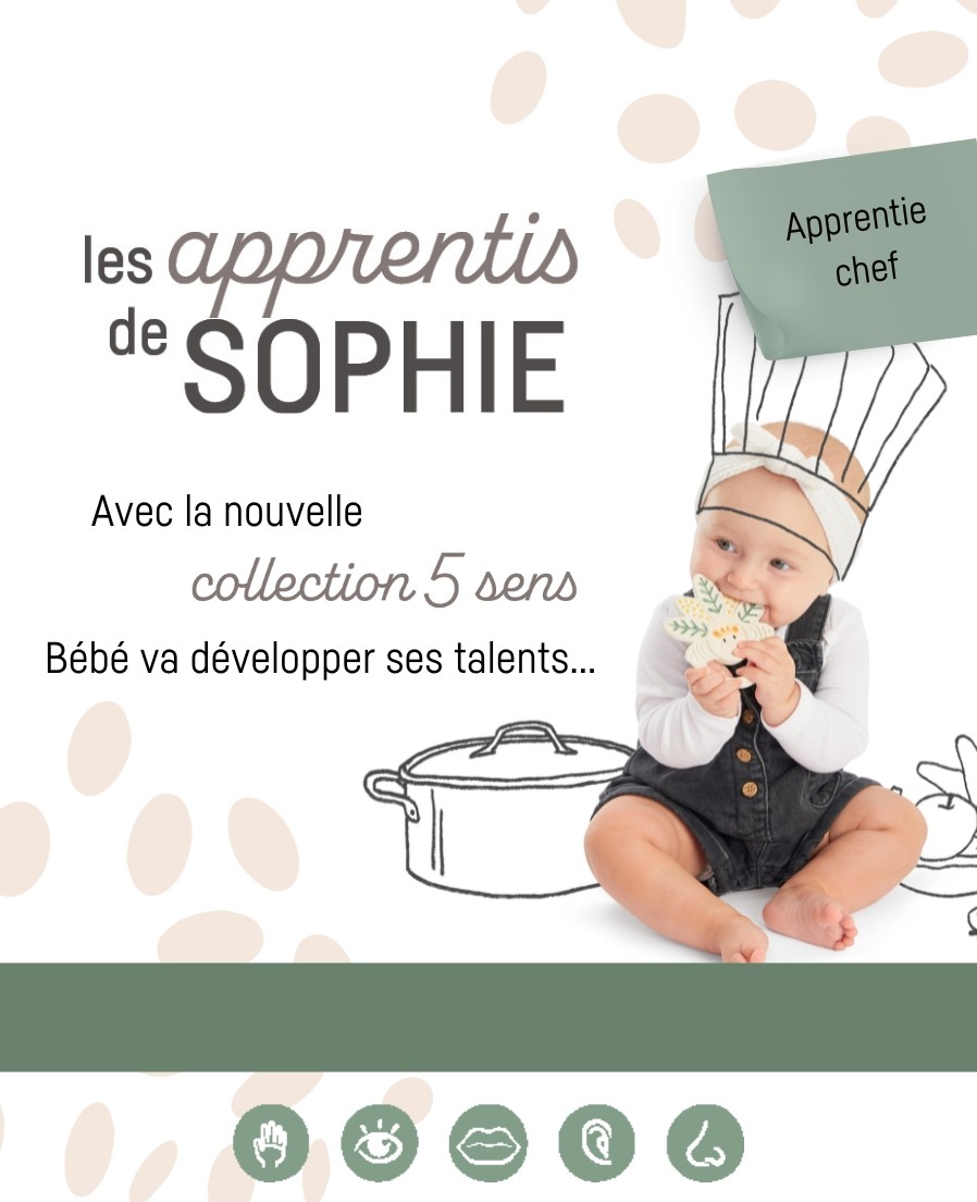 Ateliers de cuisine pour bébé chez Sophie la girafe de Vulli - Cubes &  Petits pois