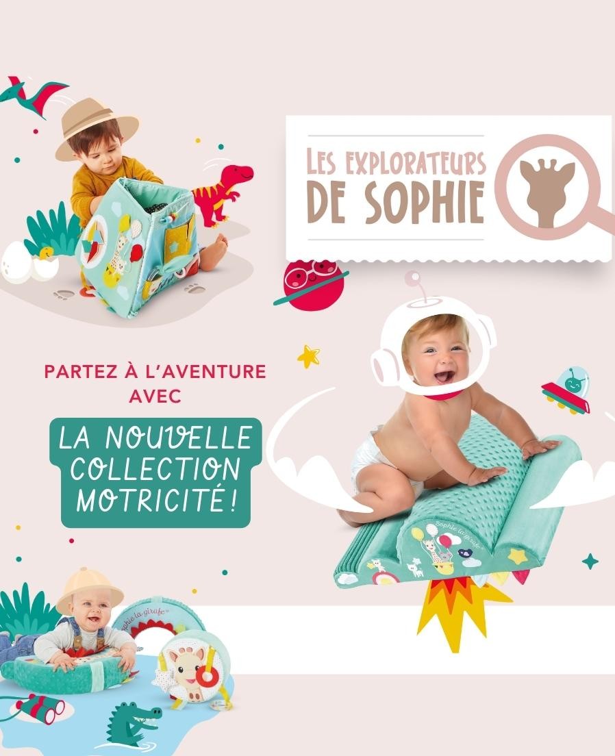 Sophie La Girafe – Nouvelle gamme dédiée à la motricité de bébé 